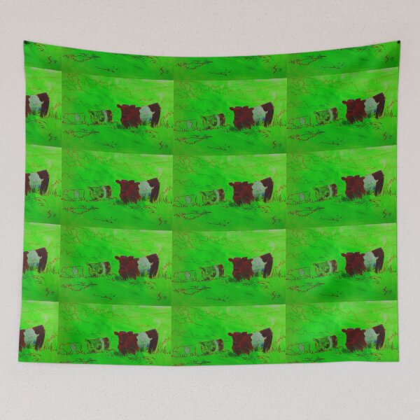 Item preview, Red Belted galloway cows  designed and sold by MikeJory.