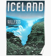 Iceland: Gullfoss Poster