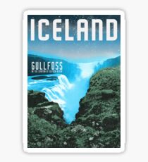 Island: Gullfoss Sticker