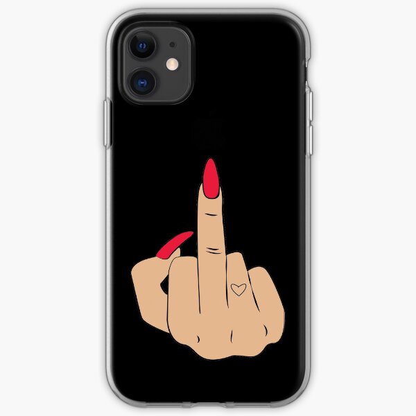 Mood Middle Finger iPhone Soft Case