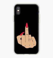 Mood Middle Finger iPhone Case