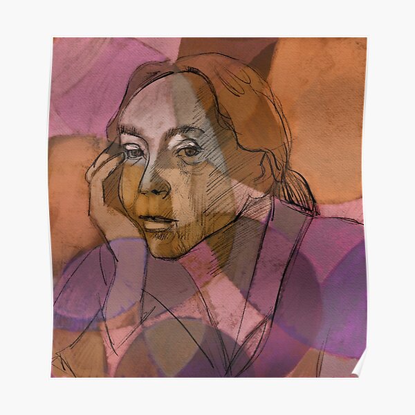 Portrait Kaethe Kollwitz Poster
