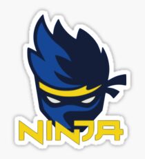 ninja logo sticker - fortnite redbubble
