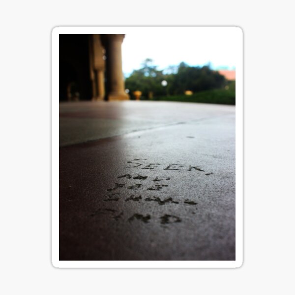 Item preview, "Seek and you shall find". Stanford University Campus designed and sold by Igor Pozdnyakov.