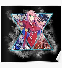 Zero Two & Hiro (Darling in The FranXx) Poster
