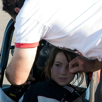 Artwork thumbnail, Amanda Races - Strapping In by Doug Greenwald