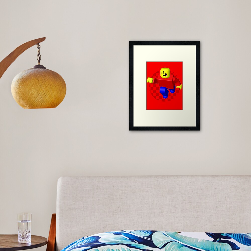 Roblox Retro Lego Man Framed Art Print By Y3sbrolol Redbubble - roblox retro lego man t shirt by y3sbrolol redbubble