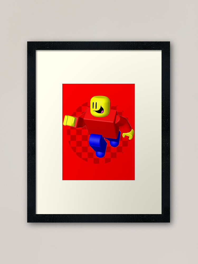 Roblox Retro Lego Man Framed Art Print By Y3sbrolol Redbubble - roblox retro lego man t shirt by y3sbrolol redbubble