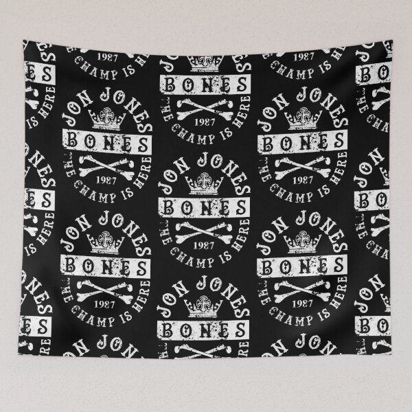 Item preview, Jon Jones The Champ Is Here WHT designed and sold by SavageRootsMMA.
