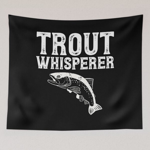 Item preview, Trout whisperer - Funny fishing designed and sold by Captain Mood.