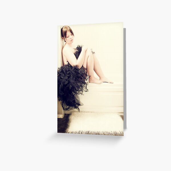 black swan Greeting Card