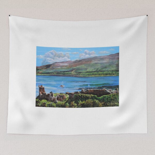 Item preview, Loch Ness Urquhart castle painting designed and sold by GORDON BRUCE ART.