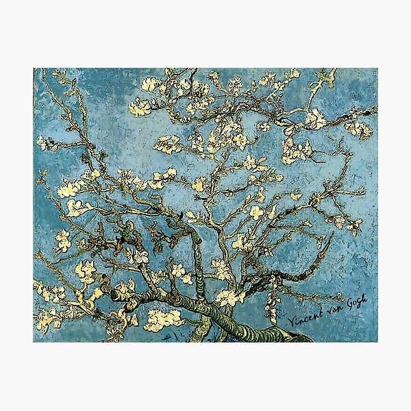 Item preview, Van Gogh's Blossoming Almond Tree Grunge designed and sold by DesignsByDebQ.
