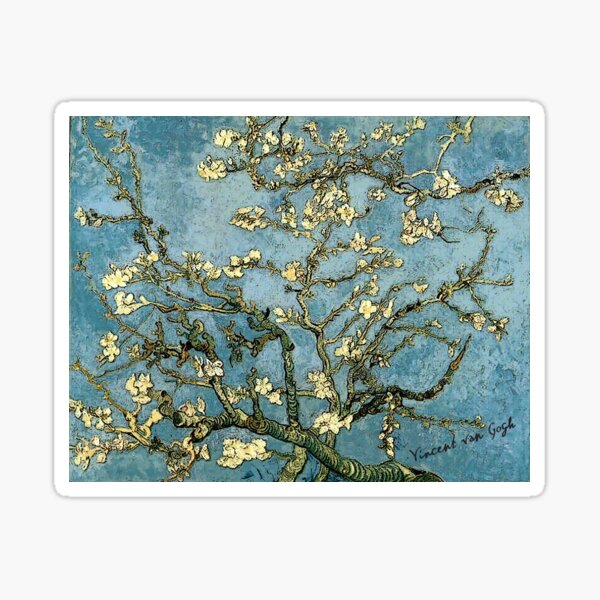 Item preview, Van Gogh's Blossoming Almond Tree Grunge designed and sold by DesignsByDebQ.