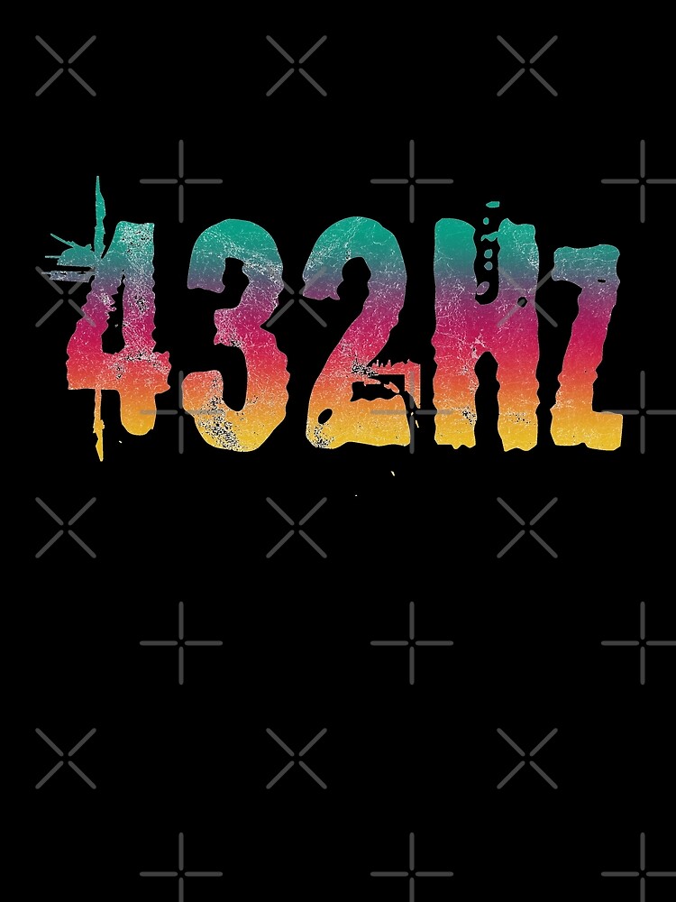"432Hz Music Frequency 432 Hertz Tuning Color Style Graphic Hertz Print ...