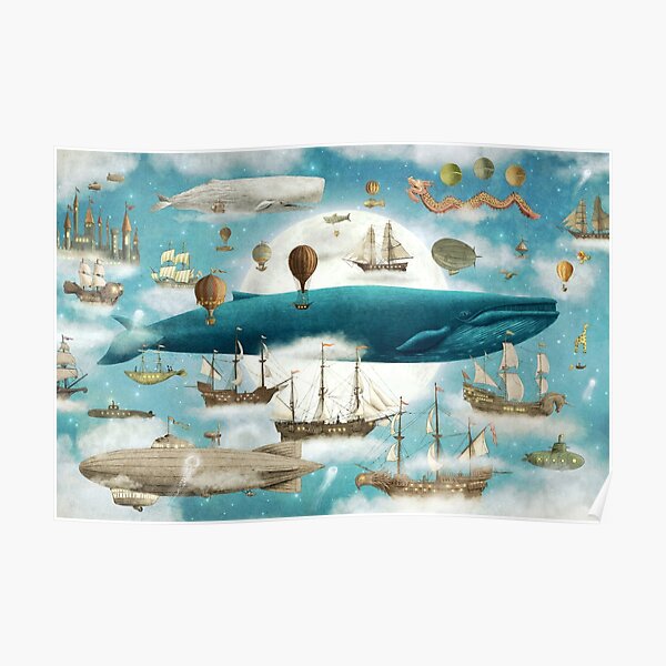 Ocean Meets Sky Poster