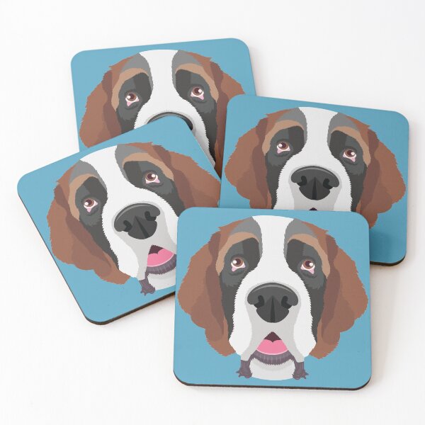 Item preview, St Bernard designed and sold by threeblackdots.