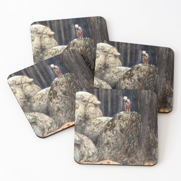 Item preview, The Child and the Stone Troll - John Bauer designed and sold by forgottenbeauty.
