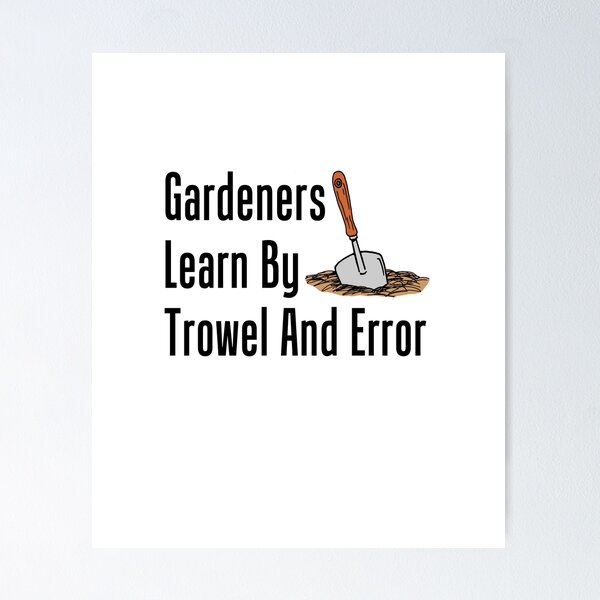 Gardeners Learn Trowel And Error Throw Blanket