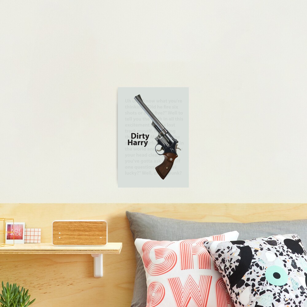 Dirty Harry Photographic Print