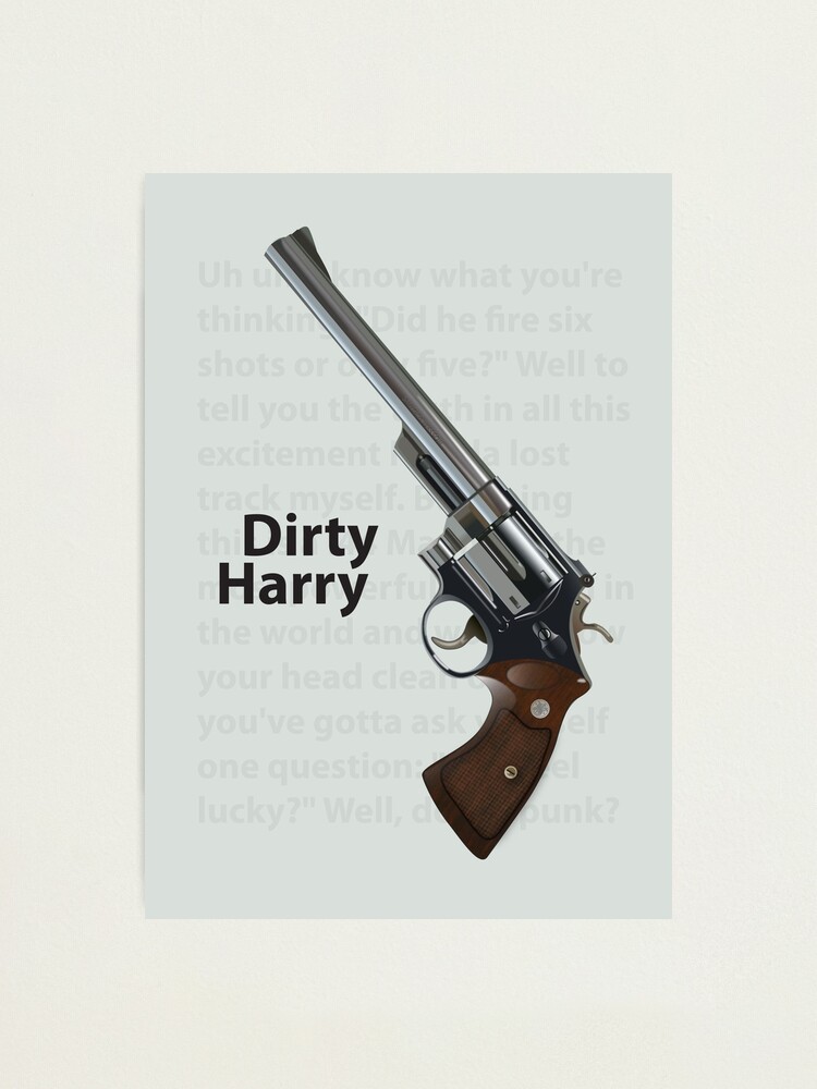 Alternate view of Dirty Harry Photographic Print