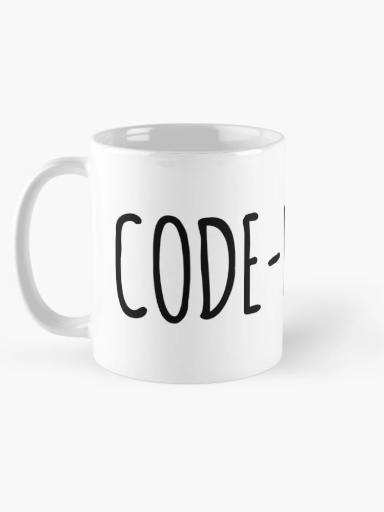 Thumbnail 5 of 6, Coffee Mug, Code- Blooded. Funny Computing Coding Joke designed and sold by the-elements.