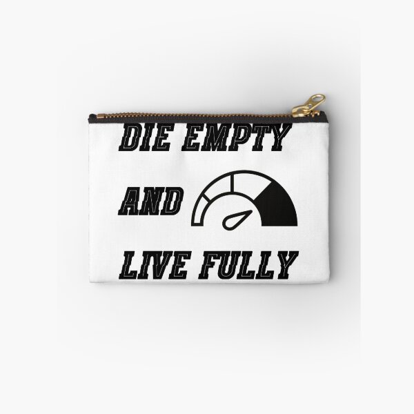 Item preview, THE EMPTY AND LIVE FULLY ☀ Motivation Sayings Goals designed and sold by Kentala.