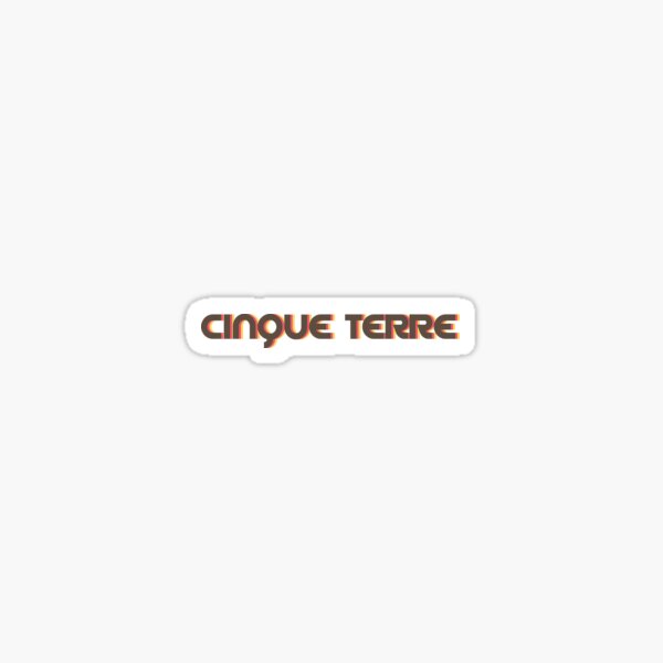 Item preview, Cinque Terre Retro designed and sold by designkitsch.