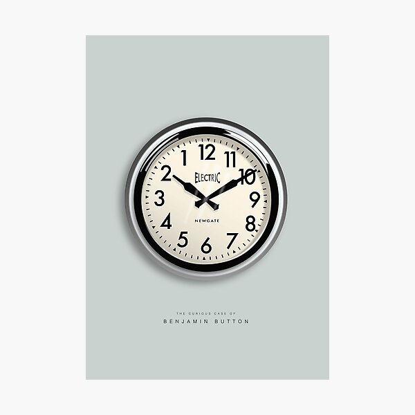 The Curious Case of Benjamin Button - Alternative Movie Poster Photographic Print