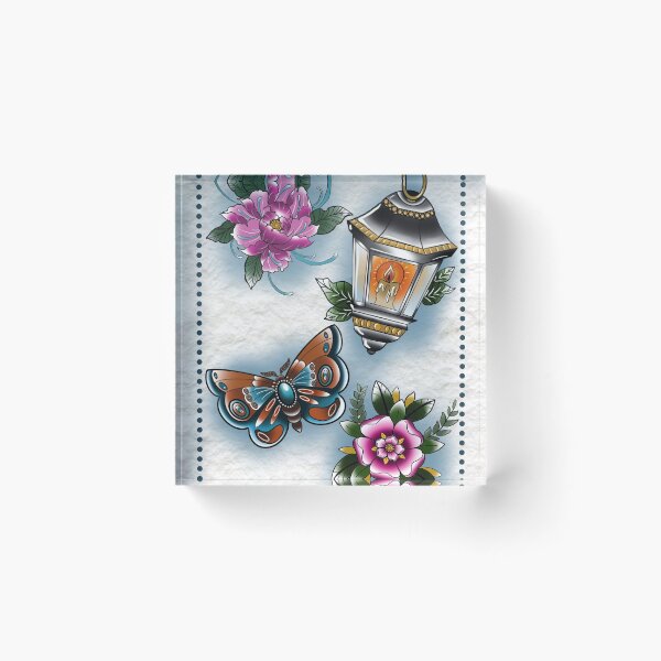 Item preview, Neo-trad flash print designed and sold by Shalealexandra.