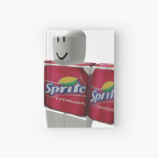 Sprite Cranberry Can Hardcover Journal By Eggowaffles Redbubble - roblox code for wanna sprite cranberry how to get free