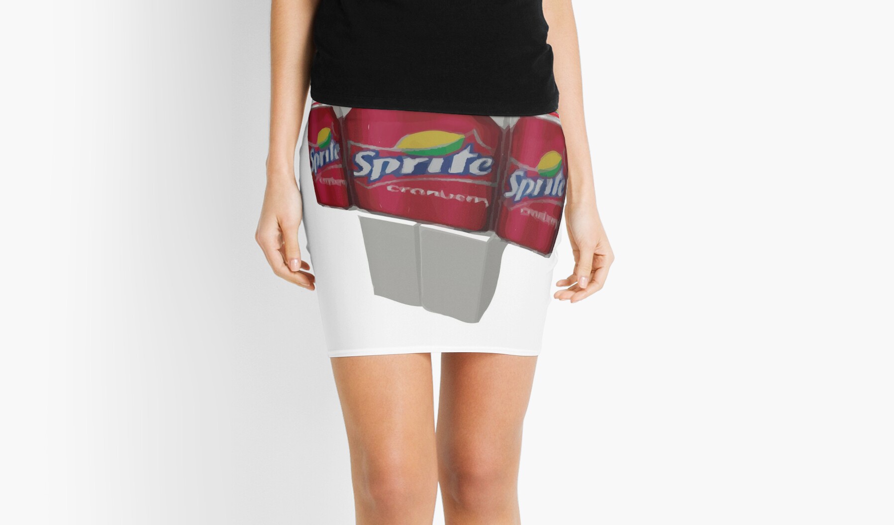 Sprite Cranberry Roblox Guy Mini Skirt By Eggowaffles Redbubble - sprite cranberry top roblox