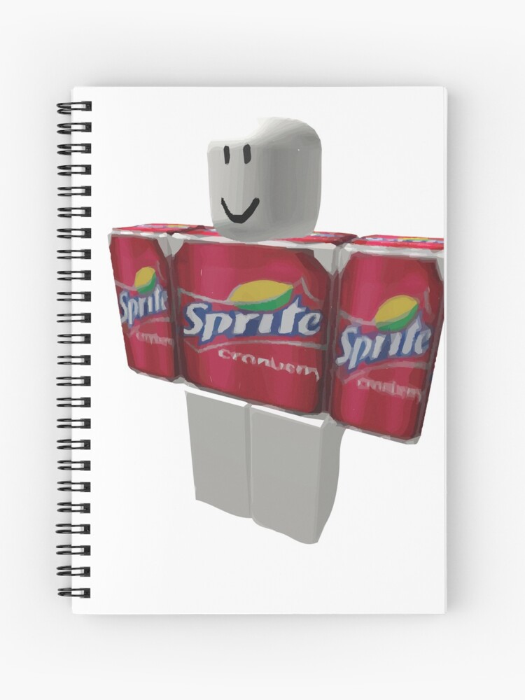 Sprite Cranberry Roblox Guy Spiral Notebook By Eggowaffles