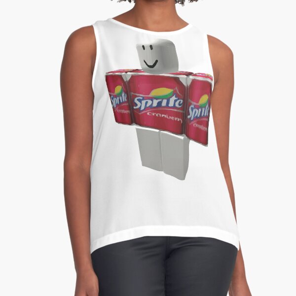 Sprite Cranberry Roblox Guy Sleeveless Top By Eggowaffles Redbubble - sprite cranberry shirt roblox