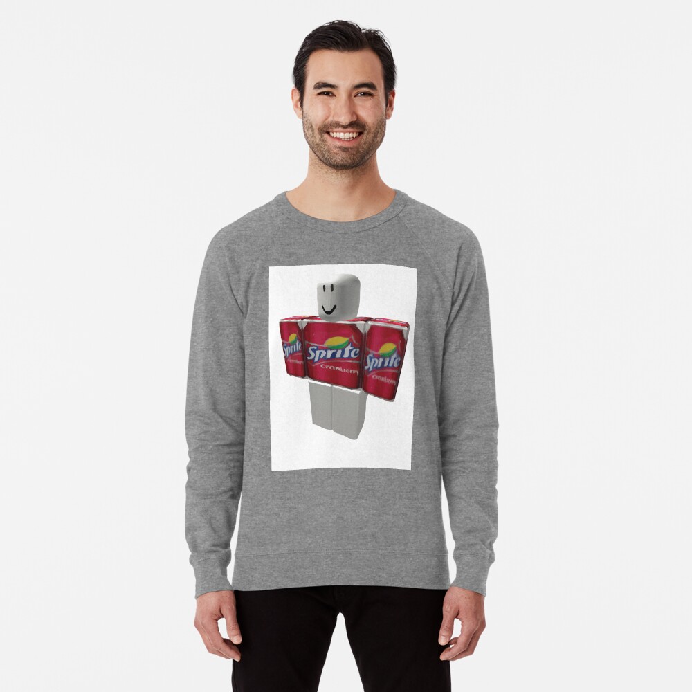 Sprite Cranberry Roblox Guy Lightweight Sweatshirt By Eggowaffles