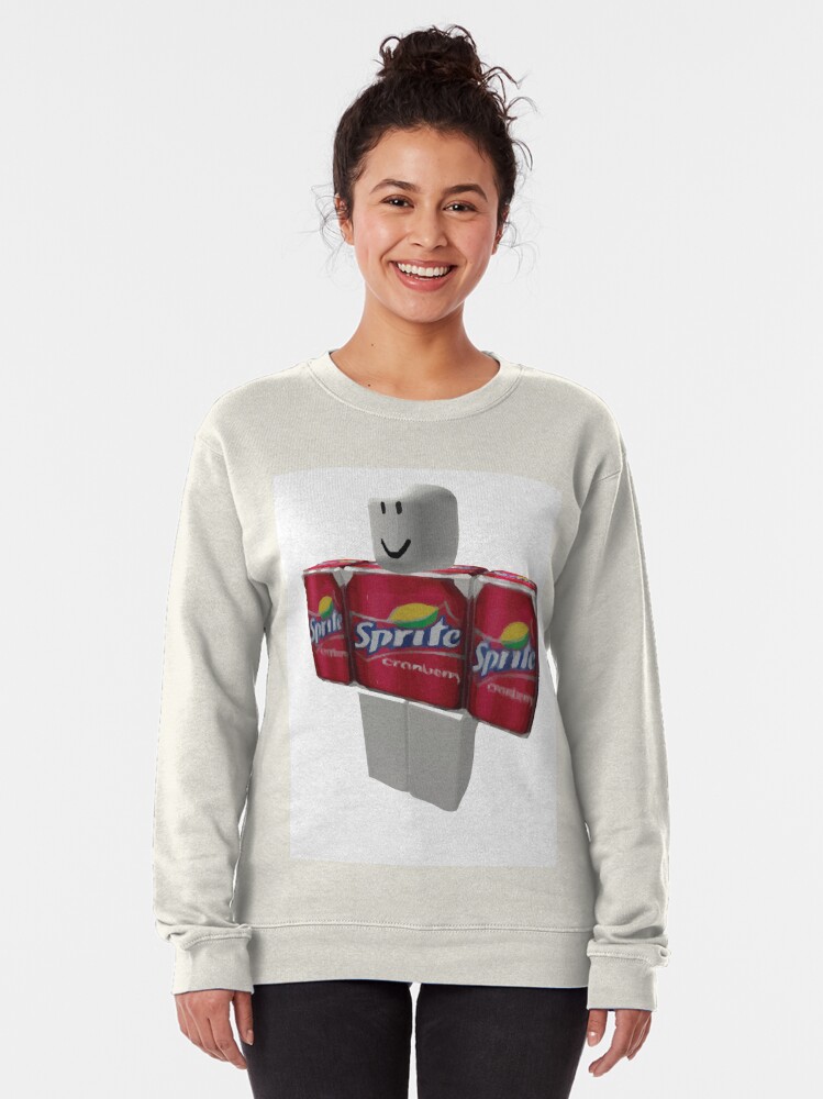 Sprite Cranberry Roblox Guy Pullover Sweatshirt By Eggowaffles Redbubble - roblox sprite cranberry chill