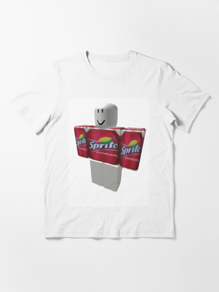 Sprite Cranberry Roblox Guy T Shirt By Eggowaffles Redbubble - red binary roblox