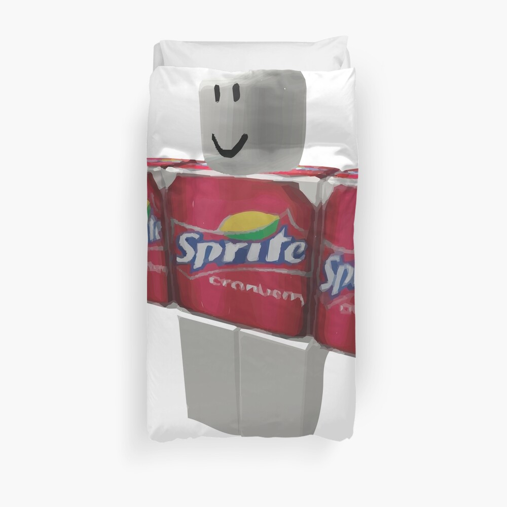 Sprite Cranberry Roblox Guy Duvet Cover By Eggowaffles Redbubble - sprite cranberry roblox