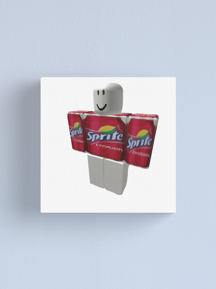 Sprite Cranberry Roblox Guy Canvas Print By Eggowaffles Redbubble