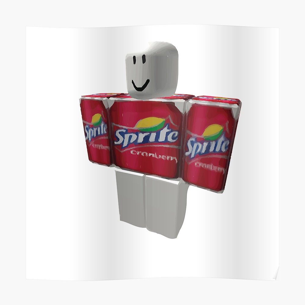 Sprite Cranberry Roblox Guy Sticker By Eggowaffles Redbubble - images of roblox guy