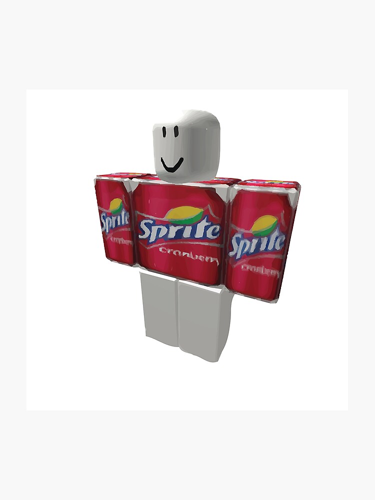 Sprite Cranberry Roblox Guy Photographic Print - roblox home decor redbubble