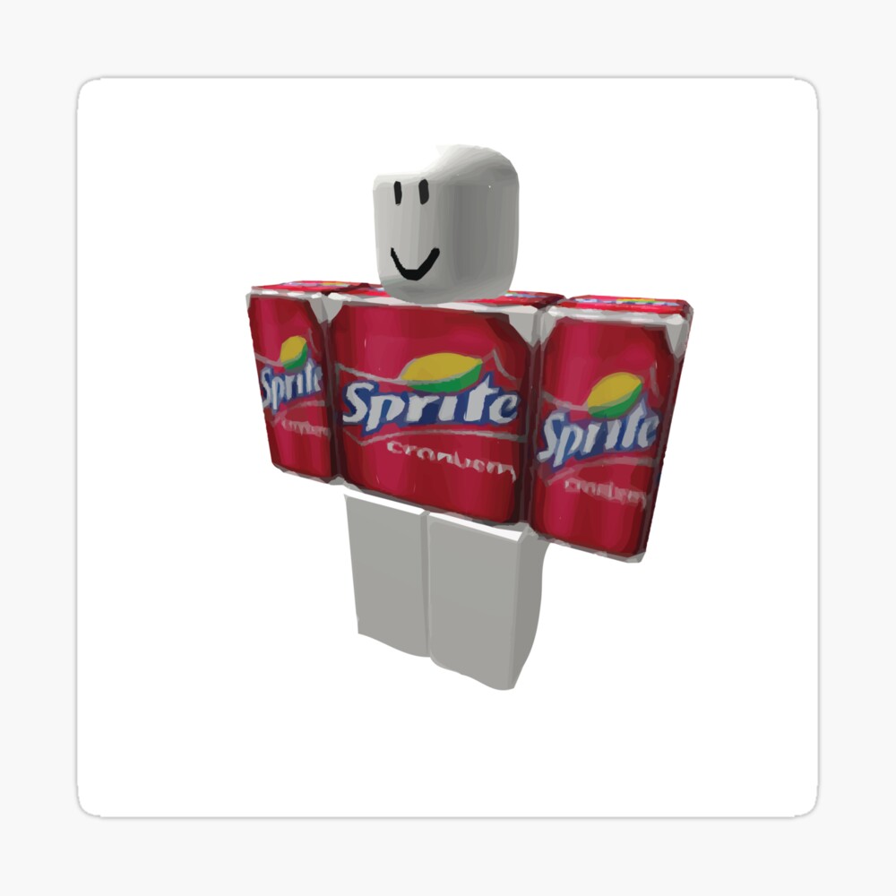 Sprite Cranberry Roblox Guy Poster By Eggowaffles Redbubble - roblox avatars sprite