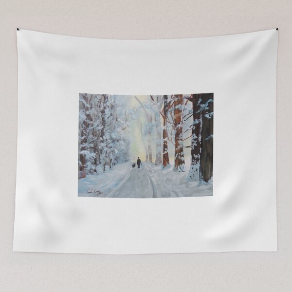 Item preview, Winter walk with the dog designed and sold by GORDON BRUCE ART.