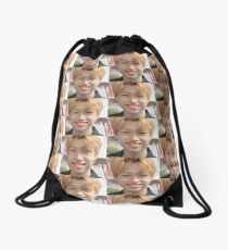 FELIX DERP MEME STRAY KIDS Drawstring Bag