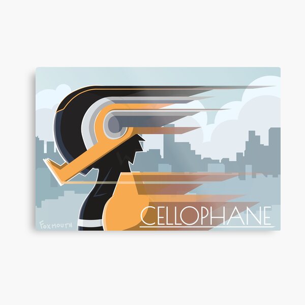 Taping Hero: Cellophane Hanta Sero Metal Print