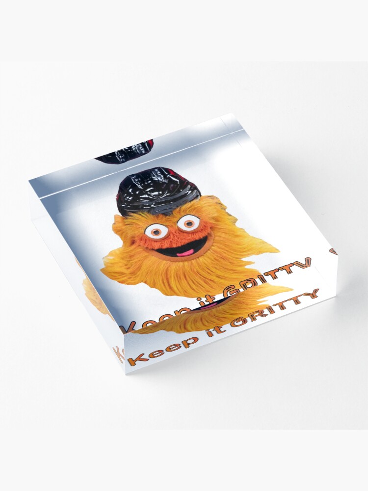 Alternate view of Gritty Philadelphia Flyers Mascot Philly Keep It 2020 Acrylic Block
