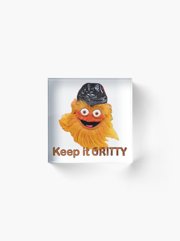 Alternate view of Gritty Philadelphia Flyers Mascot Philly Keep It 2020 Acrylic Block