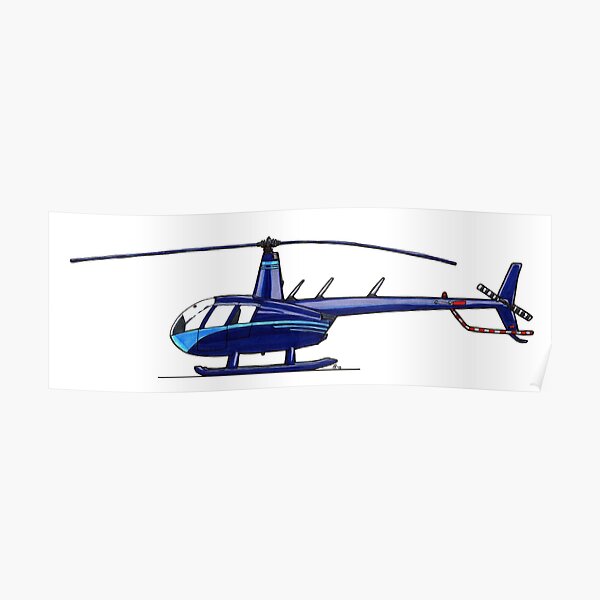 Robinson R44 Poster