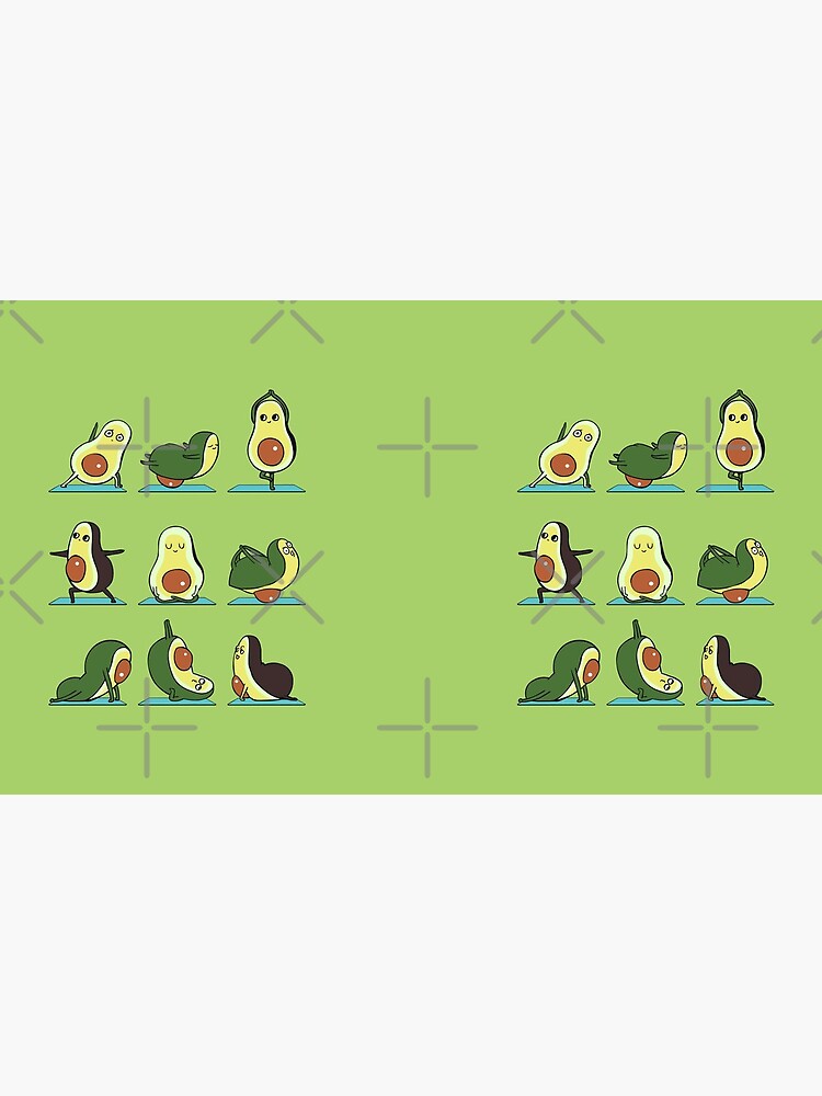 Avocado Yoga by Huebucket