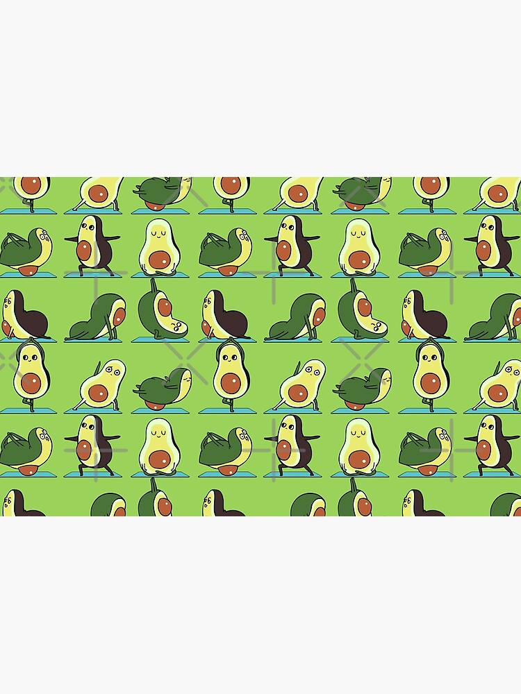 Avocado Yoga by Huebucket
